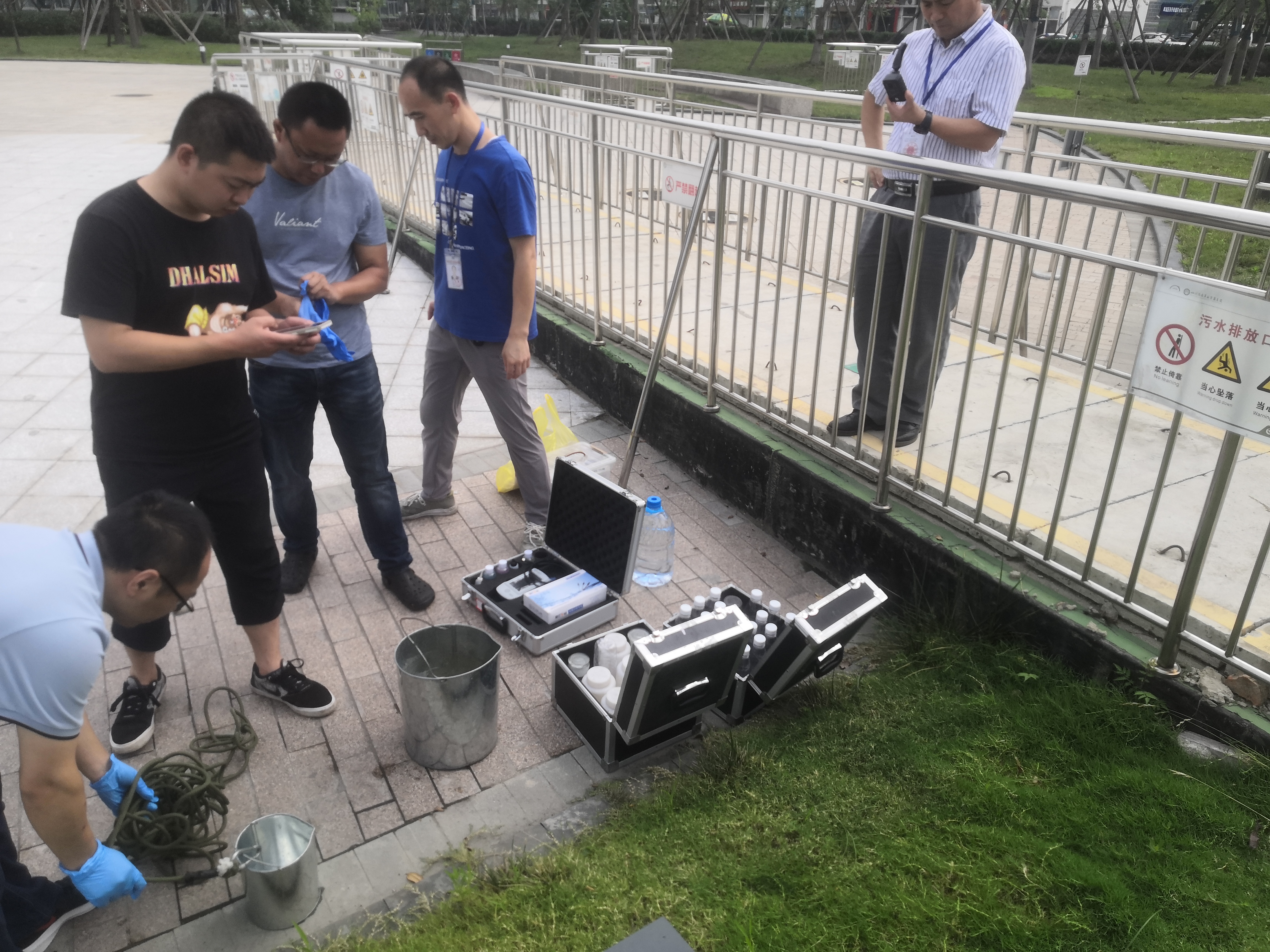 2021年8月6日，四川博水环保  在双流空港医院污水处理站，开展污水处理站应急演练